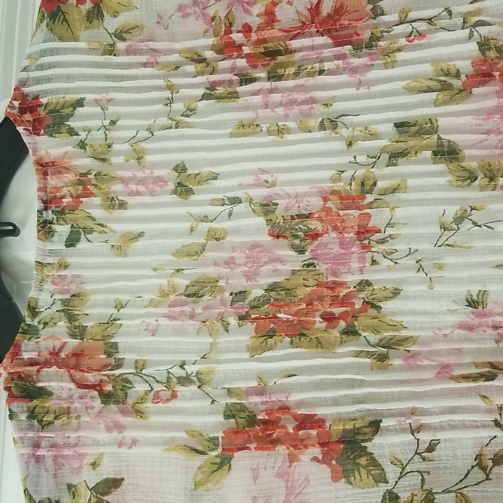 American Eagle Outfitters  sheerlike printed duster  sz. M - Picture 7 of 13